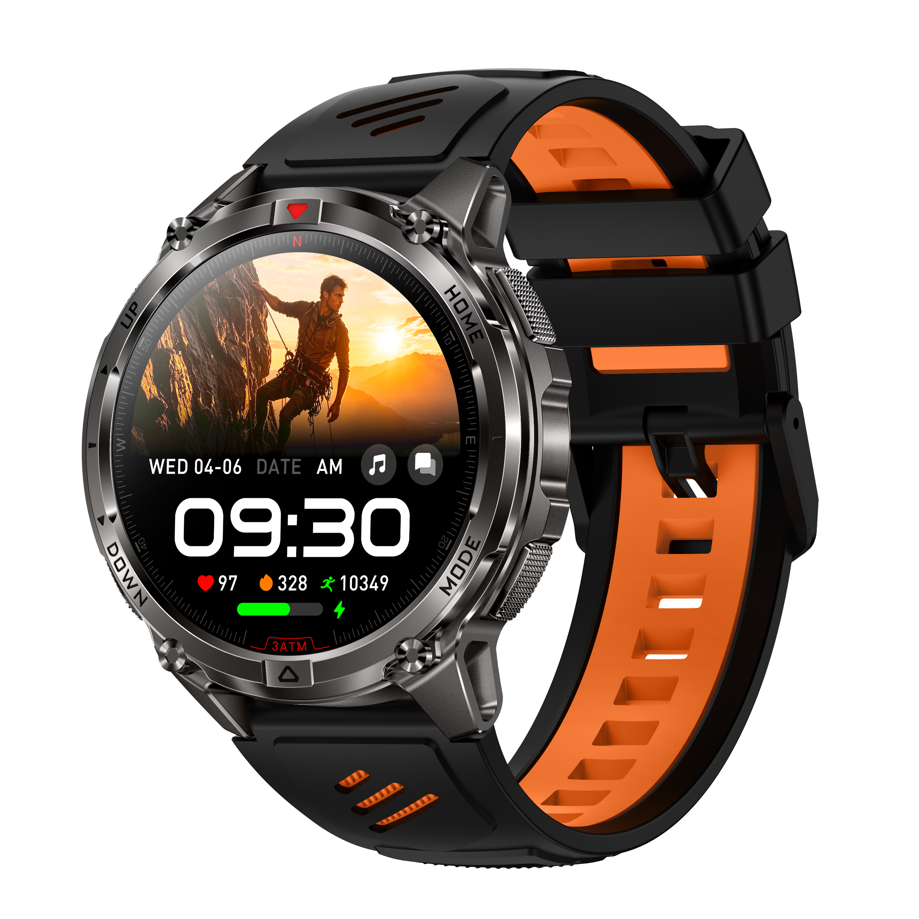 Black orange dual color silicone