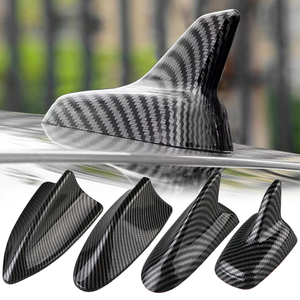<span class=keywords><strong>Antena</strong></span> Aleta de Tiburón para Coche, Accesorio Universal de Fibra de Carbono, Decoración Elegante para Techo Inalámbrico, Modificación de Coche - Product Image 4