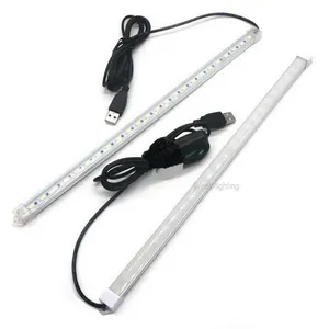 Luz de led de alto brilho, 10/20/35/40cm, smd 5630, led, farol de barra dura, usb, alimentado por usb, dc5v, lâmpadas led sob armário, guarda-roupa