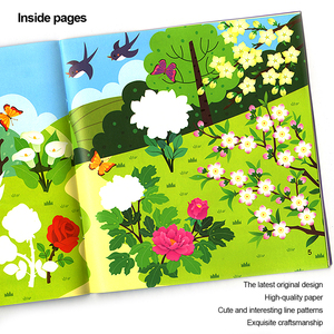 Livres pour enfants imprimés sur mesure, jouets, livres d'autocollants, livres de coloriage, supports imprimés, étiquettes, pour le développement intellectuel - Product Image 1