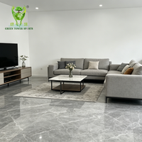 Dalles LVT aspect pierre, revêtement de sol en vinyle PVC imperméable à coller pour appartements, projets de rénovation résidentielle et commerciaux