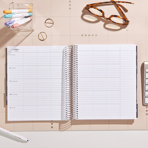 Diario personalizzabile stampa taccuino A5 a spirale con copertina morbida Note libri a buon mercato Agenda Agenda insegnante Planner - Product Image 6