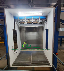 Línea de Pintura Automática con Válvula Rusa, Horno de Curado con Calentamiento por Infrarrojos, Cabina de Cortina de <span class=keywords><strong>Agua</strong></span>, Máquina de Pintura por Pulverización - Product Image 3