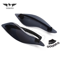 Pour Harley Street Electra Tri Glide pièces de moto déflecteurs d'air de vent supérieur/déflecteurs d'accents de carénage de pare-brise