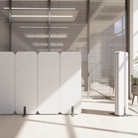 Cloison acoustique pliable en feutre PET écologique, approuvée BSCI, pour bureau, réduction du bruit, isolation sonore, DIY