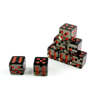 Dadi <span class=keywords><strong>in</strong></span> Resina Plastica Personalizzati di Lusso, Ecologici e Durevoli, con Logo e Motivi Stampati o Incisi per Giochi da Tavolo - Product Image 4