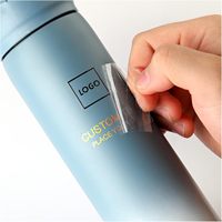 Étiquettes d'emballage pour bouteilles et pots professionnels, impression résistante aux rayures, logo 3D, autocollant de transfert imperméable
