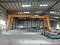 Single Girder Gantry Crane Tipe Eropa 1T 20T IP55 Motor Kecepatan Variabel & Bantalan Kontrol Lantai+Remote