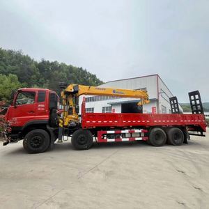 Dongfeng 8X4 LHD RHD 14Ton Heavy Duty Hydraulic Telescopic <b>Boom</b> Truck Mounted Crane for Construction Lifting and Cargo Transport - Product Image 5