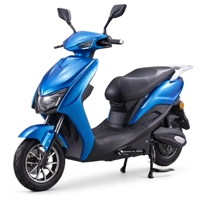 Moped électrique 72V 30AH 1000W pour adultes, scooter électrique à deux roues, moto électrique avec double suspension, moteur au plomb-acide