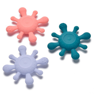 BPA Free Silicone rung bé Teether mềm cấp thực phẩm Chew đồ chơi cho trẻ sơ sinh kẹo cao su massage đồ chơi - Product Image 3