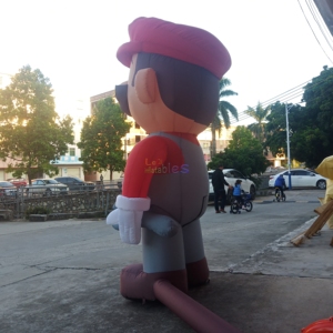 Popular personaje de dibujos animados modelo inflable Super Mario inflable <span class=keywords><strong>Luigi</strong></span> mascota inflable personaje de dibujos animados para fiesta temática - Product Image 3