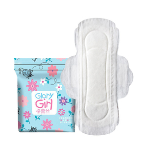 Экологичные 100% органические хлопковые биоразлагаемые одноразовые супервпитывающие гигиенические прокладки с дышащими толстыми крылышками для защиты от протеканий - Product Image 5