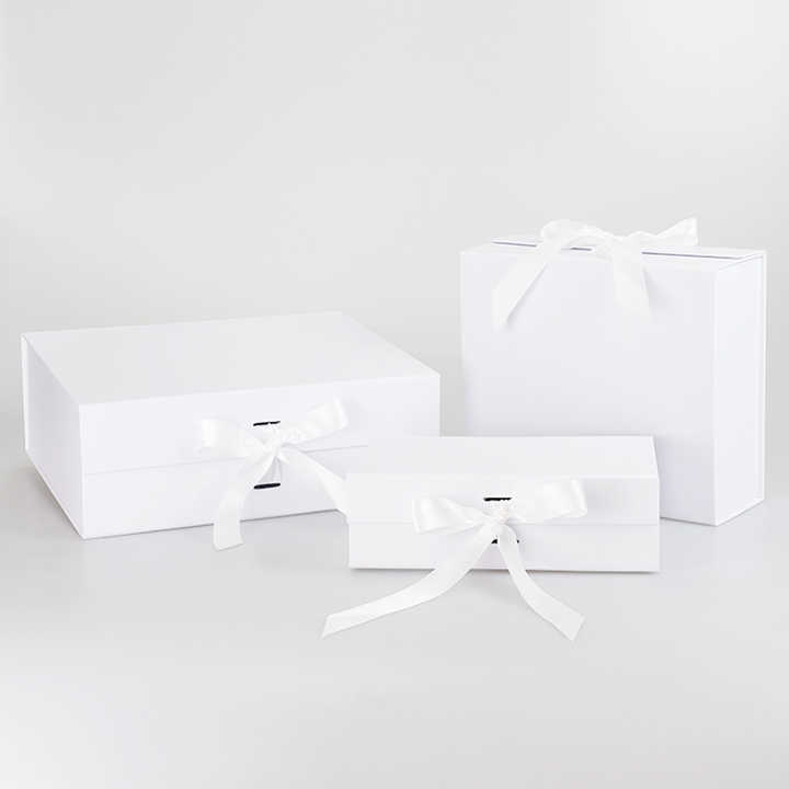 Gold Foil Logo Luxury pink Magnetic Cardboard Folding Gift Paper Box Collapsible Bio-Degradable ...