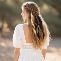 Offre Spéciale Boho plume Clip accessoire cadeaux plume Extensions de cheveux Clip dans les plumes de cheveux pour les femmes carnaval fête coiffure