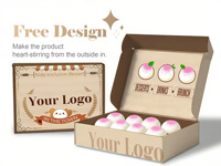 Cajas de Embalaje de Papel para Pasteles, Galletas, Pan, Donuts y Macarons, con Diseño Personalizado, Logotipo, Impresión de Grado Alimenticio y Ecológicas