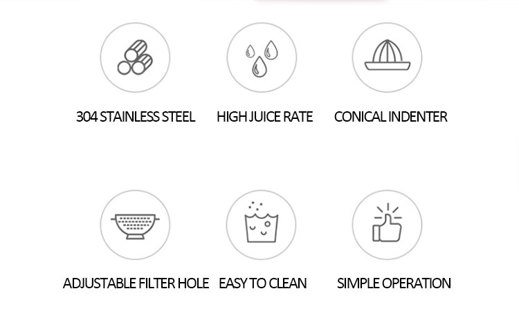 Hot selling household appliances powerful all-copper motor citrus juicer