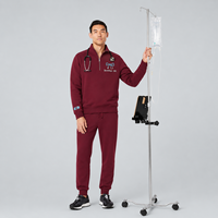 Персонализированная вышитая футболка для медсестер BSN/RN с молнией до четверти, с индивидуальным именем, монограммой, круглым вырезом, бантом, стетоскопом и бинтом