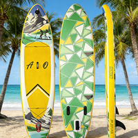 ACEHERO Planche de paddle gonflable de haute qualité en Drop Stitch, écologique, portable, système à 3 ailerons, 12,5 kg, fournisseur OEM