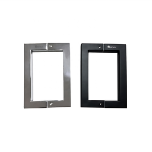 Poignée de porte en verre en forme de O dos à dos en acier inoxydable - Product Image 5