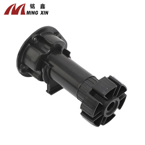 Pata de Mueble de Plástico Ming Xin Negra, Ajustable en Altura 10cm 12cm 15cm, Soporte Resistente para Sofá y Mesa de Centro - Product Image 1