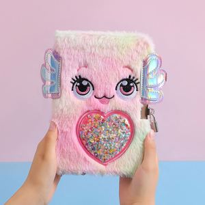 Soft Fuzzy Writing and Drawing 160 Lined Pages Kids Journal Diary with Lock for Girls Ages 6-8 - Product Image 2