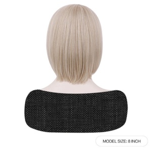 FH P12909 Rubio claro Bob Corte corto Pelucas sintéticas Peluca resistente al calor - Product Image 2