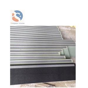 Granito gris oscuro G654 para escalera, piedra natural con ranura, China - Product Image 1