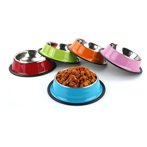 Platos de Acero Inoxidable para Perros y Gatos, Diseño Bonito, Comedero para Gatos, Apto para Mascotas con Base de Goma, Fácil de Limpiar - Product Image 4