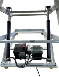 Plateforme élévatrice à ciseaux mobile de 150 kg, 200 kg, 300 kg, table hydraulique à pousser avec roues - Product Image 1