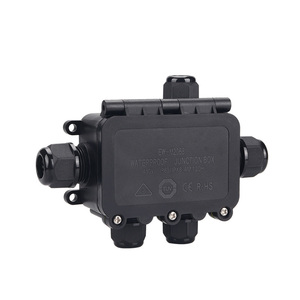 5 Way IP68 IP67 IP65 PA66 Plastic Enclosure Electrical Box Outdoor Waterproof Junction Boxes