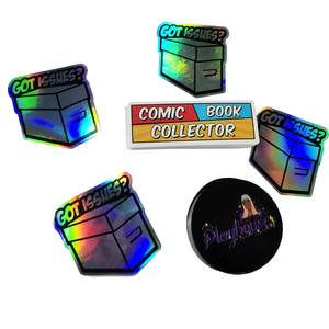 Thiết Kế Mới Chất Lượng Cao Tùy Chỉnh Rõ Ràng Cầu Vồng Trong Suốt Matt Anime Holographic Vinyl Die Cut Glitter Stickers Nhãn Chống Thấm Nước - Product Image 3