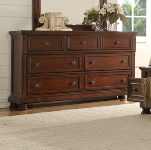 Queen 5-Piece <b>Convertible</b> Luxury Storage Bedroom Set Made of Wood in Dark Walnut - Product Image 4