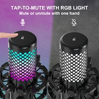 Microphone OEM rvb Gamer PC De Condensador pour PC Zealsound USB Microphone, condensateur ordinateur PC micro