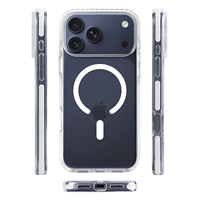 Coque de téléphone portable antichoc magnétique 360° en TPU+PC+TPE anti-jaunissement, design blindé, pour 16/17/18 Pro Max – Vente en gros