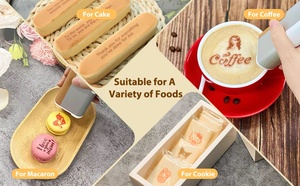 เครื่องพิมพ์อิงค์เจ็ทแบบพกพาไร้สายอัตโนมัติ EVEBOT PrintPen พร้อมแอปพลิเคชันมือถือสำหรับพิมพ์อาหาร กาแฟ เค้ก ด้วยหมึกกินได้ - Product Image 6