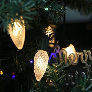 Ấm trắng SMD C9 LED giáng sinh thay thế ánh sáng mặt kỳ nghỉ bóng đèn 25 gói - Product Image 4