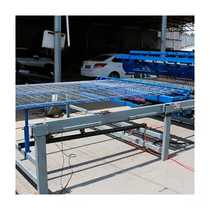 Automatic fence welding machine 3-6 mm galvanized wire gabion mesh welding machine