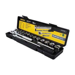 Pretul Set di strumenti meccanici da 1/2 \ "JD-1 finitura cromata/presa di impatto 2 x17mm-p e chiavi a bussola Cr-Mo materiale per il lavoro - Product Image 2