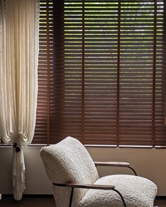 <span class=keywords><strong>Stores</strong></span> vénitiens en bois de noyer massif, <span class=keywords><strong>stores</strong></span> de fenêtre réglables sur mesure, revêtement de fenêtre intérieur - Product Image 3