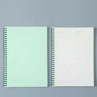 Einzigartiges, mit Ruled Lined Blank Diary Journal Cover mit Logo Custom ized Spiral Coil Double Ring Notebook Notepad