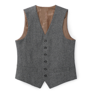 <span class=keywords><strong>Gilet</strong></span> da <span class=keywords><strong>Uomo</strong></span> Vintage in <span class=keywords><strong>Lana</strong></span> e Seta con Stampa Animalier, Stile Retrò Britannico, Vestibilità Slim, Traspirante, per Business e Casual - Product Image 2
