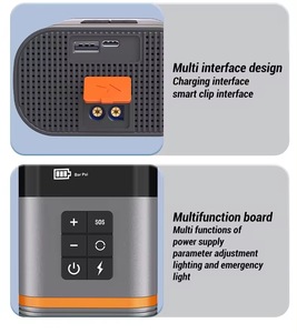VC066 Jump Starter with Car Inflator Power Bank <strong>Battery</strong> <strong>Booster</strong> <strong>Mini</strong> 8000 MaH New Arrival With Emergency Alarming - Product Image 5