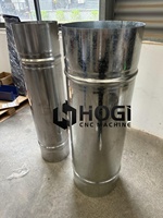 Machine de formage de plaques métalliques à 4 rouleaux CNC à servomoteur complet HOGI pour un diamètre minimum de 80 mm