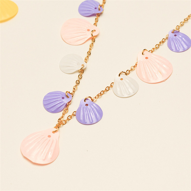 Trendz Mignon Plage Style Coquille Colorée Enfants Collier Bijoux Ensemble Pour Les Enfants