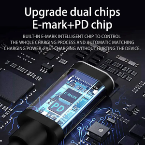 Mise à niveau 100W PD USB Type C femelle câble <span class=keywords><strong>d</strong></span>'extension Port DC mâle convertisseur 15cm <span class=keywords><strong>fil</strong></span> cordon chargeur <span class=keywords><strong>pour</strong></span> <span class=keywords><strong>ordinateur</strong></span> <span class=keywords><strong>portable</strong></span> adaptateur secteur - Product Image 2