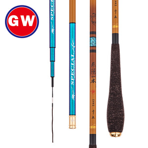 Canne à pêche Guangwei Crucian Carp 6m, action moyenne rapide, guides SIC, canne à pêche taïwanaise - Product Image 2