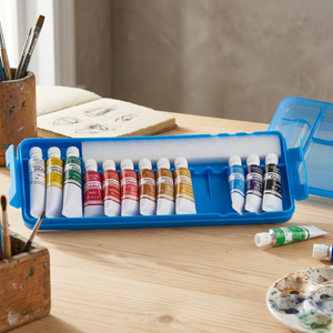 Kit de peinture gouache opaque Simbalion 14 couleurs, tubes en aluminium, emballage en boîte en papier, certifié EN 71-3/ASTM F963, matériel artistique - Product Image 2