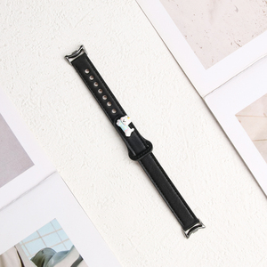 Bracelet de montre sport pliable UPRO Soft 14 mm avec boucle et breloque chien mignon pour Mi Band 10 9 8 pour femmes - Product Image 5