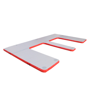 Île Flottant Radeau Gonflable Feuille <span class=keywords><strong>Jet</strong></span> <span class=keywords><strong>D</strong></span>'eau <span class=keywords><strong>Ski</strong></span> Dock Plate-forme avec Échelle Loisirs Terre Ride-on pour les Nageurs Âgés> 3 Ans - Product Image 1